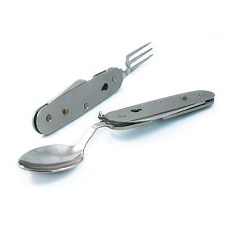 Coghlans Camper`s Knife kompaktes klapp-besteck-set