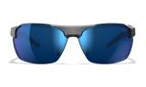 WILEY X Prime Captivate Sonnenbrille Polarized blau verspiegelt, gloss crystal grey