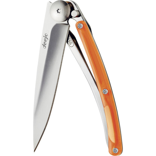 Deejo Schließmesser orange