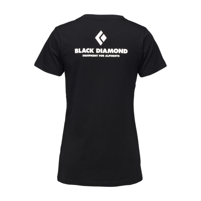 Black Diamond Ausrüstung für Alpinisten damen-Kurzarm-T-shirt, schwarz