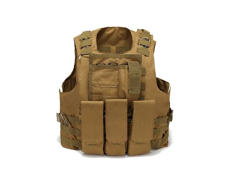 DRAGOWA TACTICAL Military Heavy Duty Weste, Multicam Schwarz