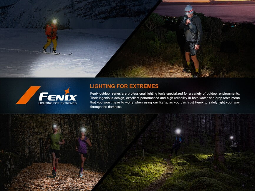 Fenix HL18R-T V2.0 wiederaufladbare stirnlampe, schwarz
