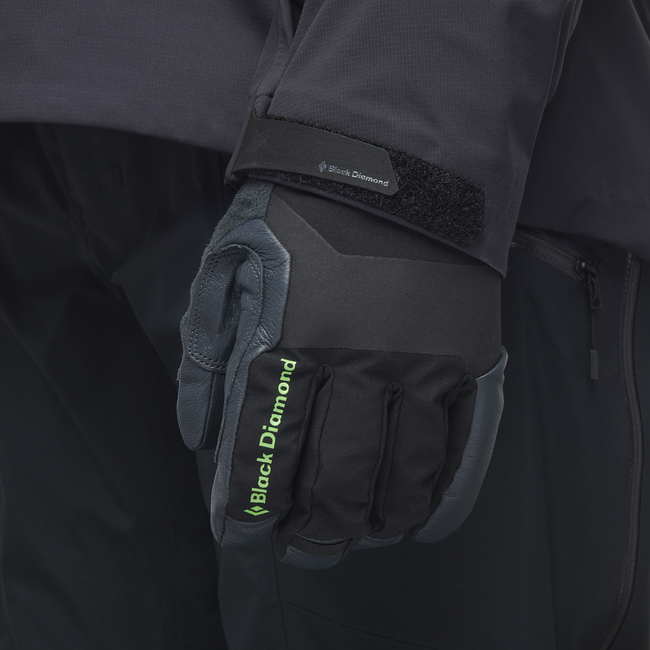 Black Diamond Terminator lederhandschuhe, schwarz