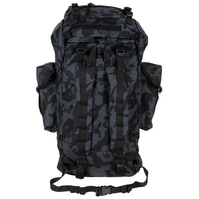 MFH MOLLE 65L Rucksack Aluminiumstange nacht-tarnfarbe