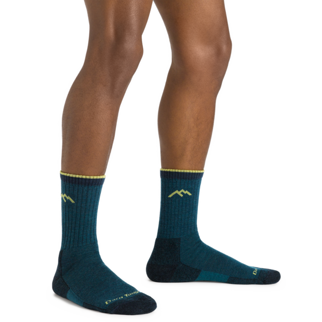 Darn Tough Hiker Micro Crew Midweight Cushion Hiking Socks, Dark Teal