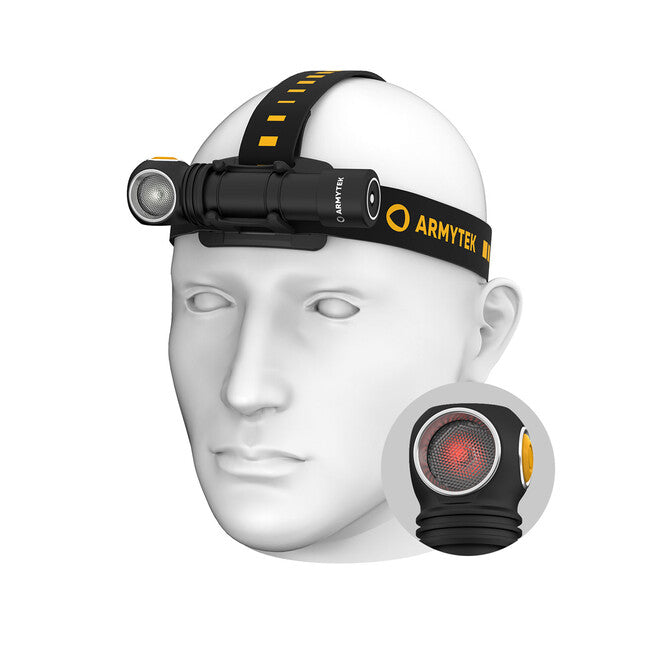 ArmyTek Wizard C2 stirnlampe mit magnethalterung 1100 lm batterieleistung 3 h 65 g , weiße und rote led