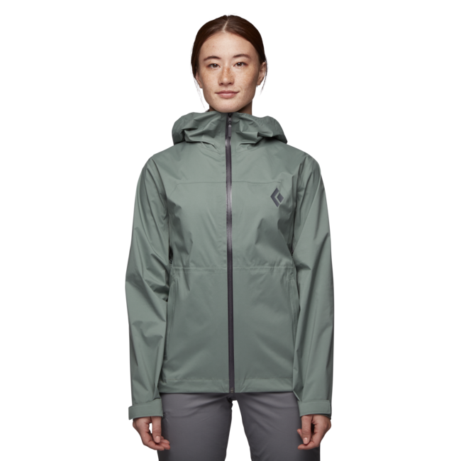 Black Diamond StormLine Stretch Rain Shell damen-Regenjacke, lorbeergrün