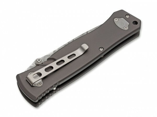 BÖKER Leopard-Damast II taschenmesser 9,6 cm, grau