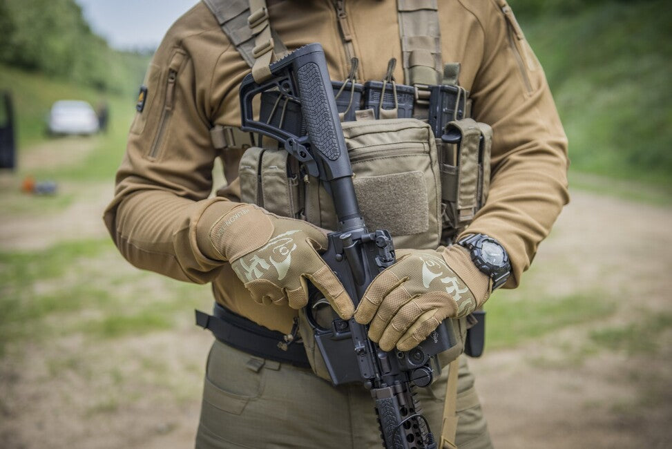 Helikon-Tex Range Tactical handschuhe - PenCott WildWood™/ coyote