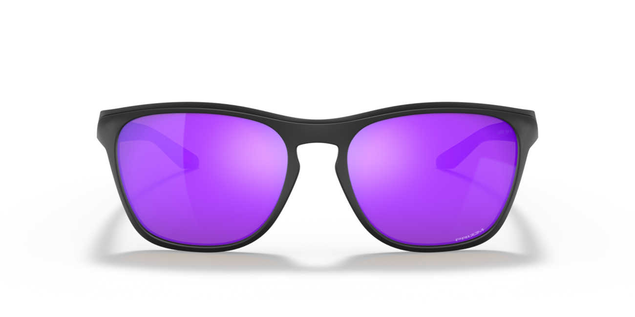 Oakley MANORBURN Sonnenbrille mit Rahmen Matte Black und mit Dias Prizm Violet 56
