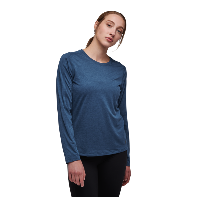 Black Diamond Lightwire Tech herren langarm-T-shirt, tintenblau