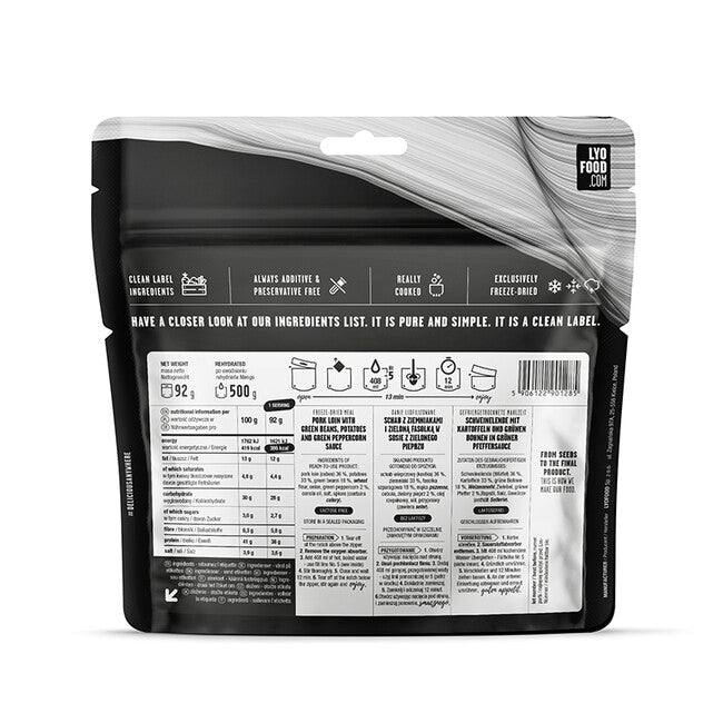 LYOfood Schweinefilet mit Gewürzen 500g