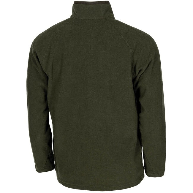 MFH Troyer Langarm-Fleece-T-shirt, od grün