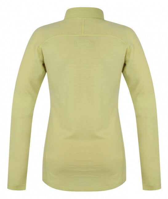 HUSKY Merow Zip damen thermo-shirt mit reißverschluss, hellgrün