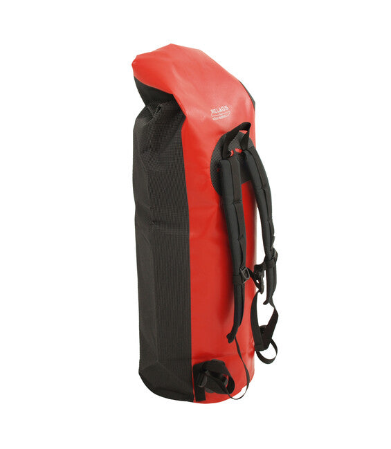 BasicNature Duffelbag Wasserdichter Duffel-Rucksack ' 90 L schwarz-rot