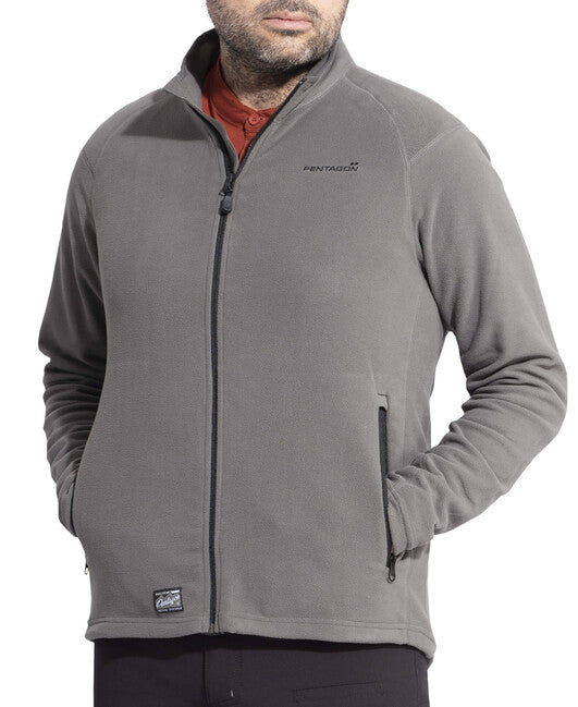 Pentagon Herren- Fleece- Jacke Arkos, maroon red