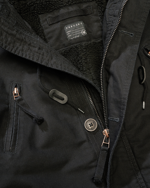 Brandit Forvert Fiss Parka, schwarz