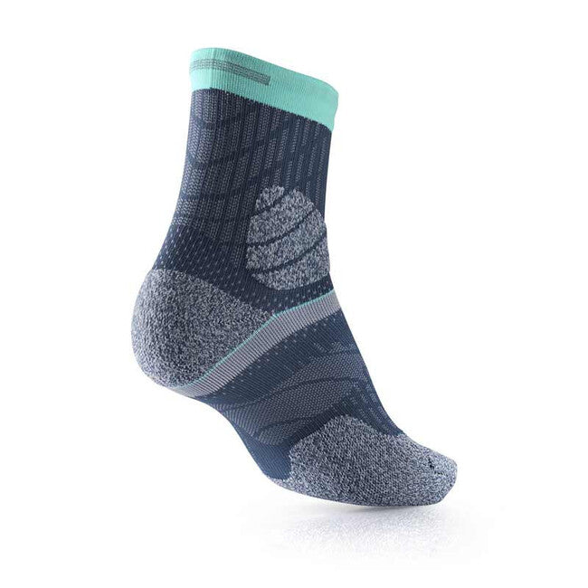 Sidas Trail Protect socken, grau/türkis