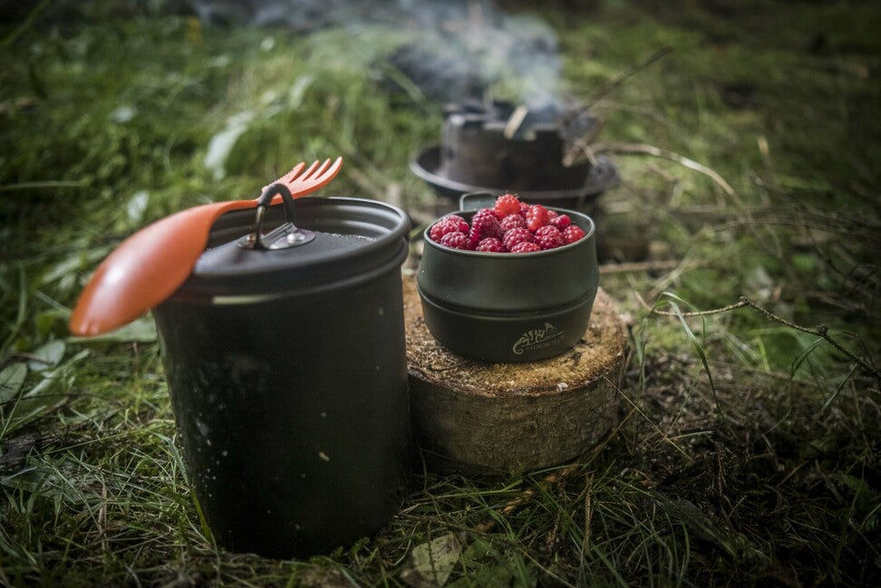 Helikon-Tex Camp Becher mit Deckel, grau