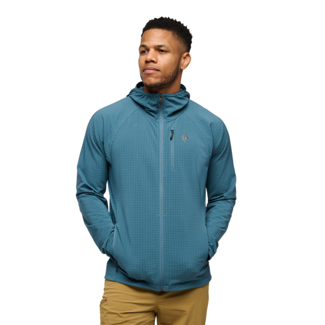 Black Diamond Coefficient herren sweatshirt, creek blau