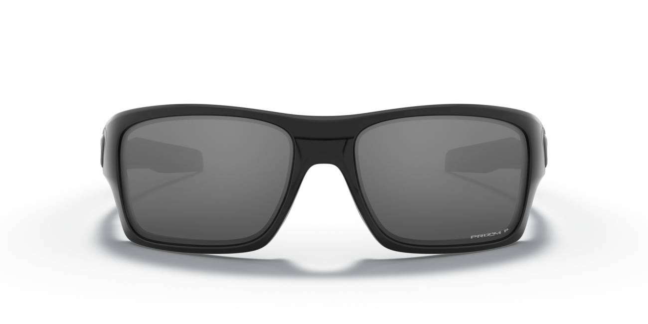 Oakley TURBINE Sonnenbrille mit Rahmen Polished Black und mit Dias Prizm Black Polarized 65