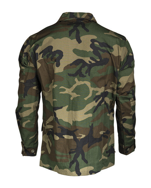 Mil-Tec Bluse US Typ BDU rip-stop woodland