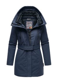 Navahoo Eishauch damen Winterparka mit Kapuze, navy blue