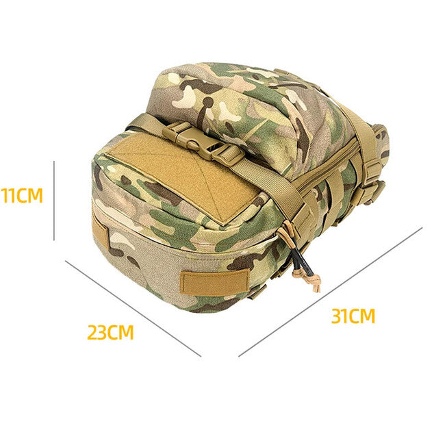 DRAGOWA TACTICAL Legion taktischer wasserbeutel für taktische weste, cp schwarz