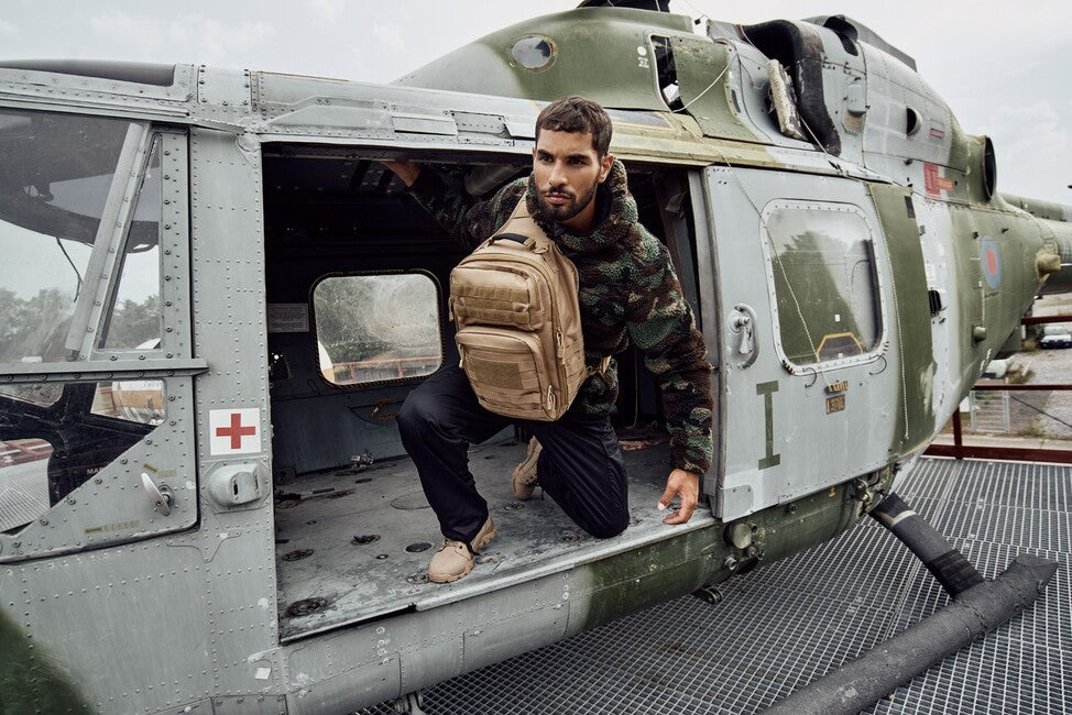 Brandit US Cooper Schultertasche, multicam