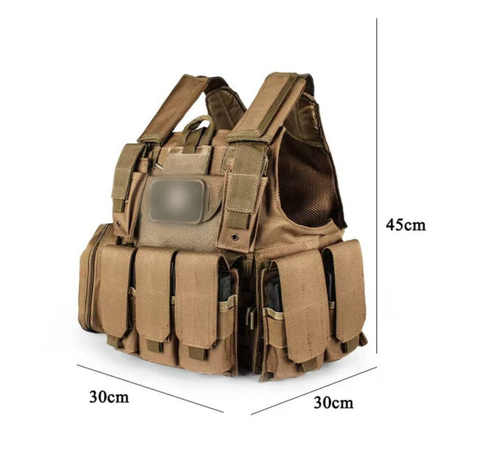 DRAGOWA TACTICAL Heavy Duty Weste, Coyote