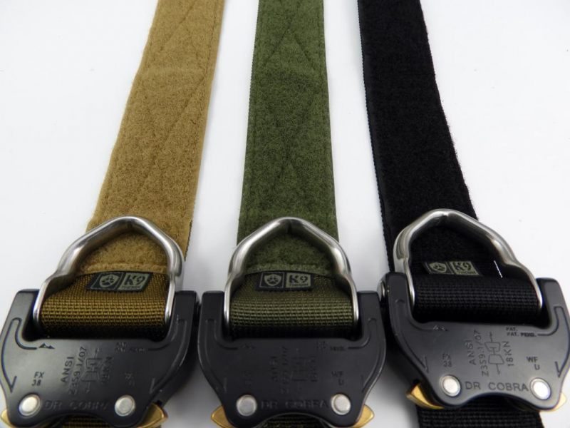 K9 Thorn Cobra-Echo 38mm halsband mit griff , dunkel kojote
