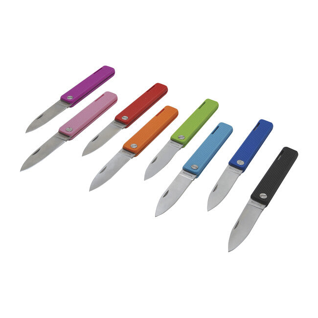 Baladeo ECO353 Papagayo taschenmesser Klinge 7,5 cm Stahl 420 Griff TPE lila