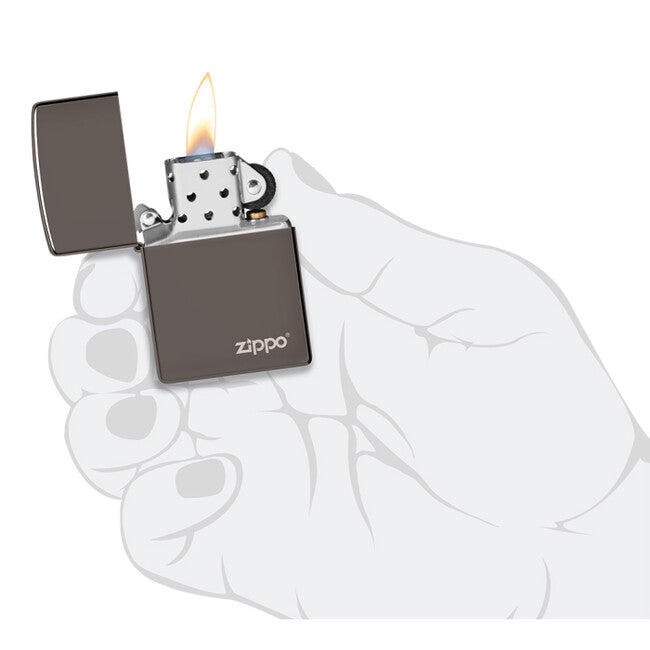 Zippo Benzinfeuerzeug, grau