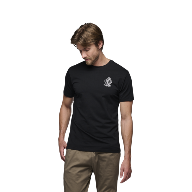 Black Diamond Boulder herren Kurzarm-T-shirt, schwarz