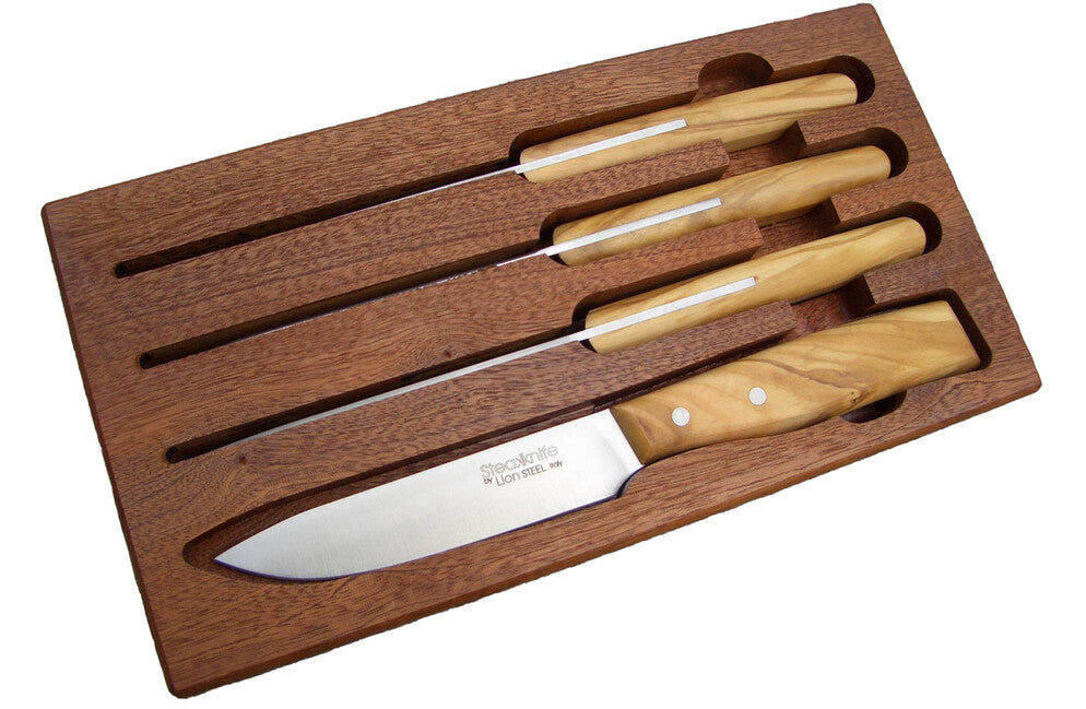 Lionsteel 9001S UL - messer 9001S UL satz mit 4 steakmessern