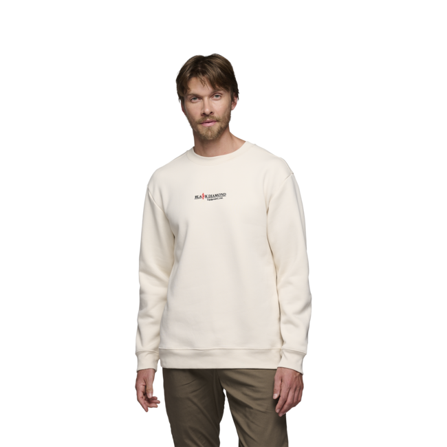 Black Diamond Heritage Wordmark sweatshirt, weiß