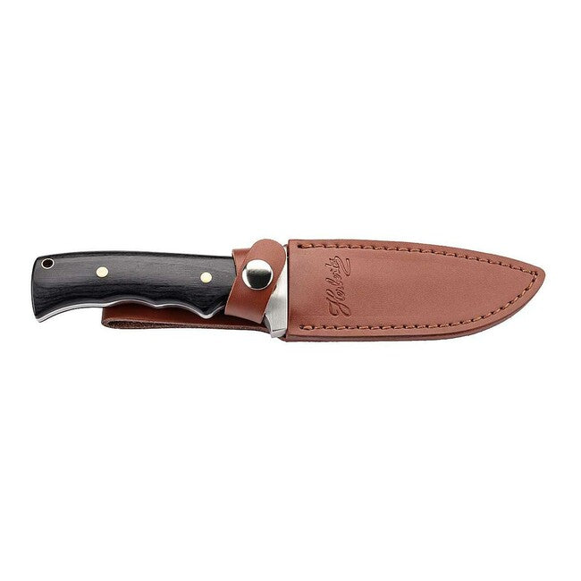 Herbertz Gürtelmesser 12 cm Damast Pakkaholz