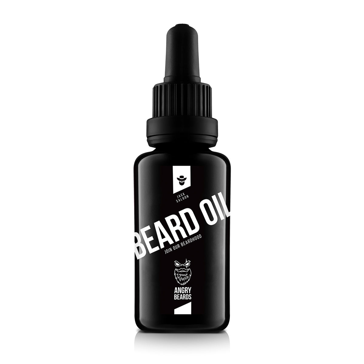 ANGRY BEARDS Jack Saloon olej na bradu a fúzy, 30 ml