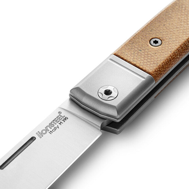 Lionsteel bestMAN mit einfacher klinge aus stahl M390 BM1 CVN