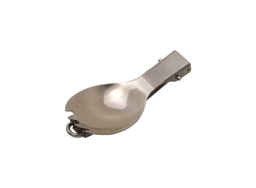 Baladeo PLR087 Klapplöffel mit Gabel, Titanium