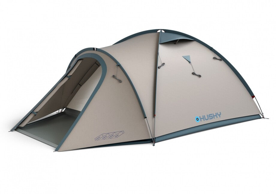 Husky Bizon 3 Classic Familienzelt für 3 Personen, light grey