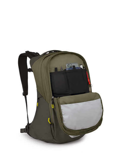 OSPREY Radial stadtrucksack, earl grey/rhino grey
