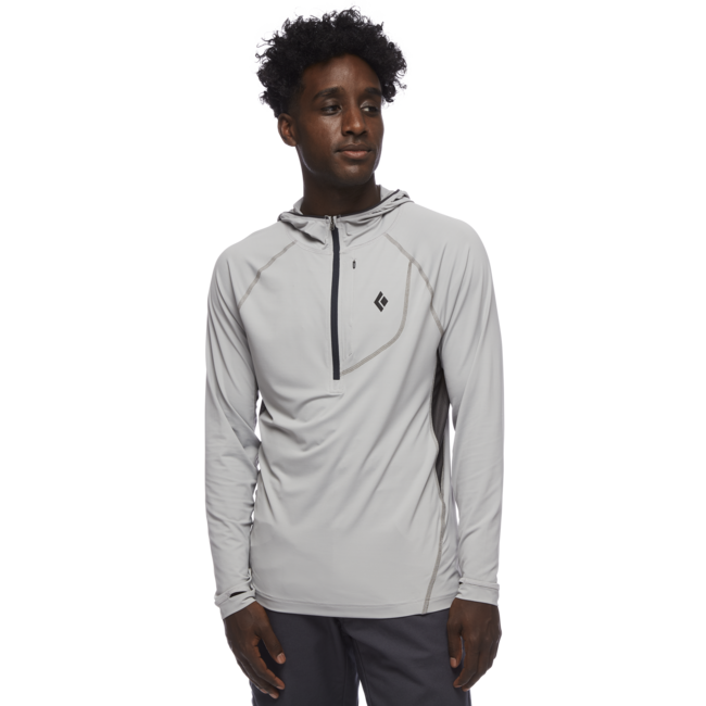 Black Diamond Alpenglow Pro herren sweatshirt, zinnfarben