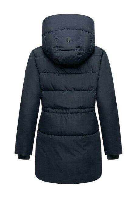 Marikoo Delilah16 damen Winterjacke mit Kapuze, marineblau