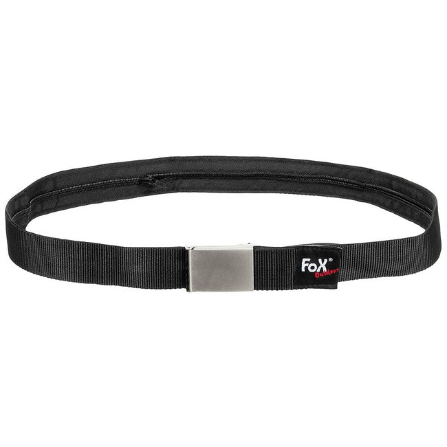 Fox Outdoor Gürtel mit Innenfach ca. 4 cm, schwarz
