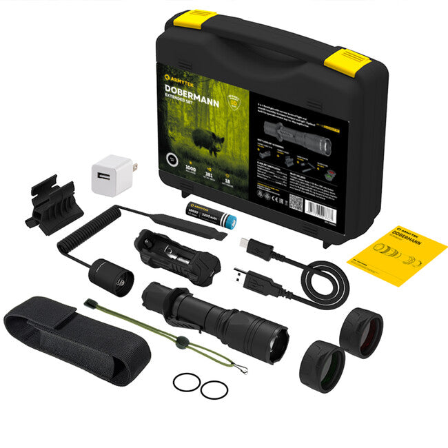 ArmyTek Dobermann Extended taktisches set mit licht