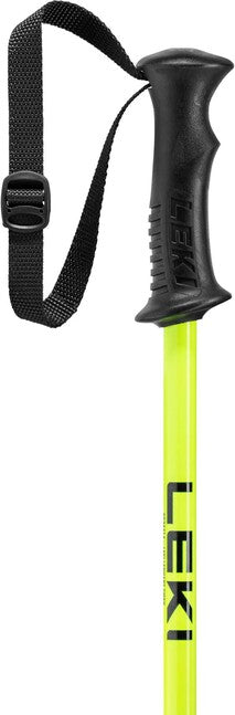 LEKI Rider kinder Skistöcke schwarz/neongelb/weiß