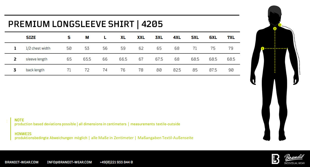 Brandit Premium langarm-T-shirt, flecktarn
