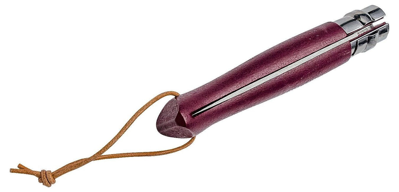 Opinel N ° 08 VRI Klappmesser Trekking, burgundrot