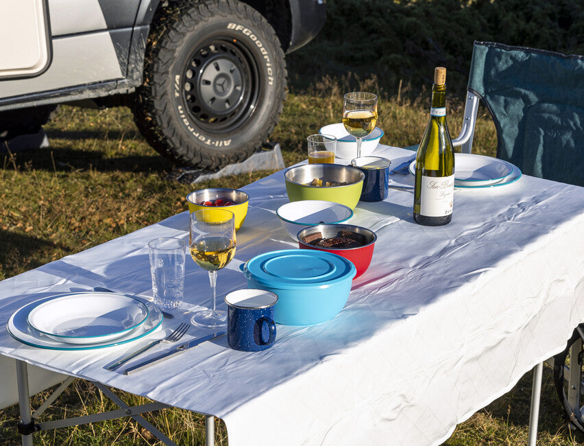 Origin Outdoors Schüssel-Set aus Edelstahl, 4 Teile